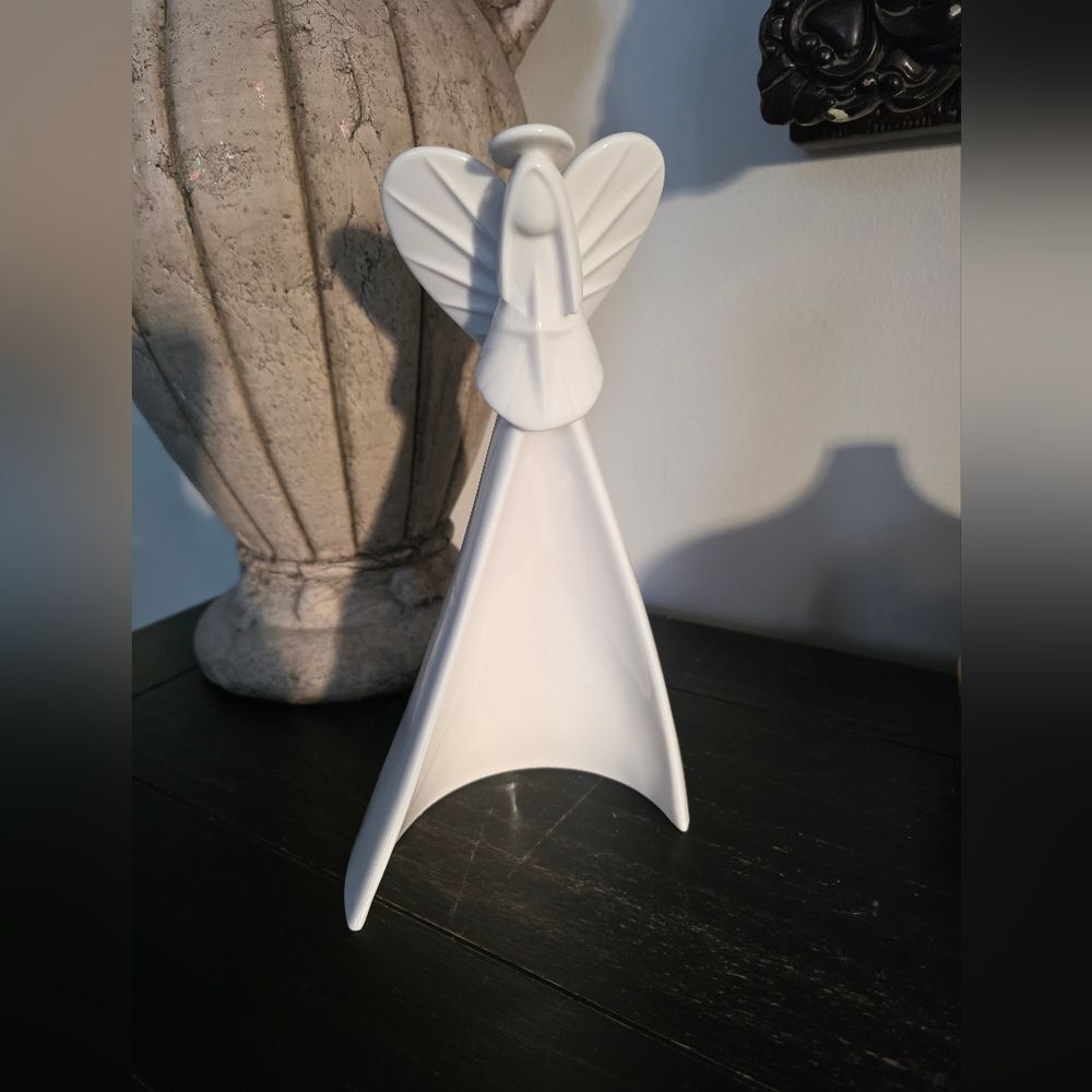 Enesco Trilight by Kim Lawrence Collection "Eternal" Modern Porcelain Angel 10'